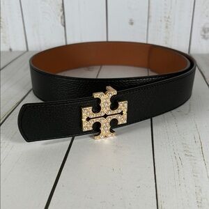 TORY BURCH • Reversible Pearl Logo Belt